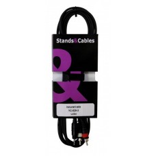 STANDS&CABLES YC-028-3 - кабель мини-Jack 3,5мм стерео - 2xRCA, 3 м