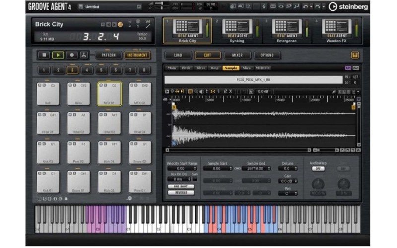STEINBERG Groove Agent 4 Виртуальный ударный инструмент