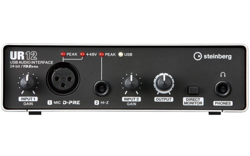 STEINBERG UR12 - Аудиоинтерфейс USB, звуковая карта