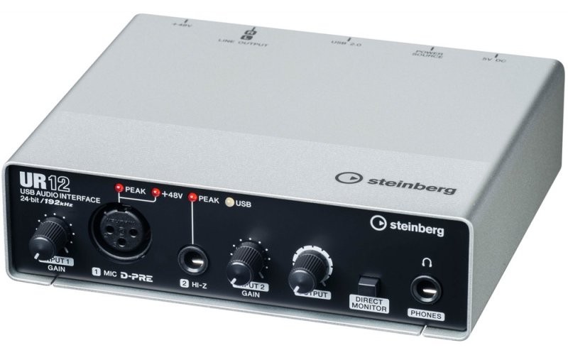 STEINBERG UR12 - Аудиоинтерфейс USB, звуковая карта
