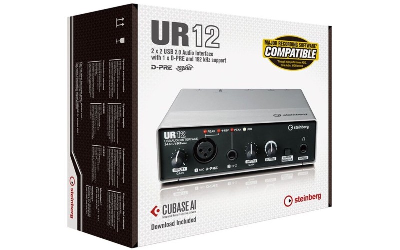 STEINBERG UR12 - Аудиоинтерфейс USB, звуковая карта