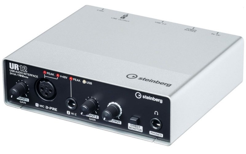 STEINBERG UR12 - Аудиоинтерфейс USB, звуковая карта
