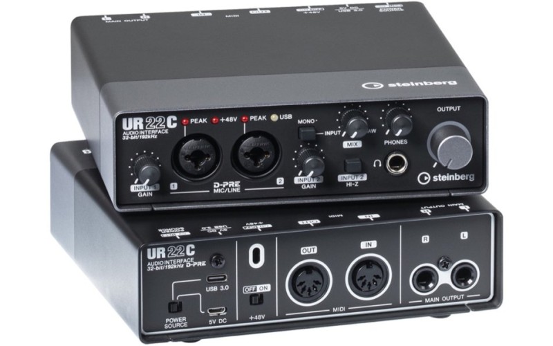 STEINBERG UR22C - Аудиоинтерфейс USB, звуковая карта