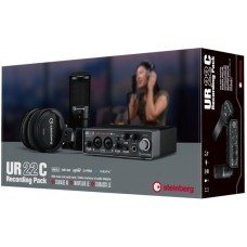 Steinberg UR22C Recording Pack - Комплект: аудиоинтерфейс, ПО, микрофон, наушники