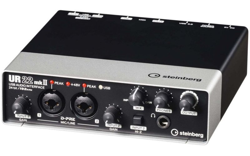 STEINBERG UR22MKII - Аудиоинтерфейс USB, звуковая карта