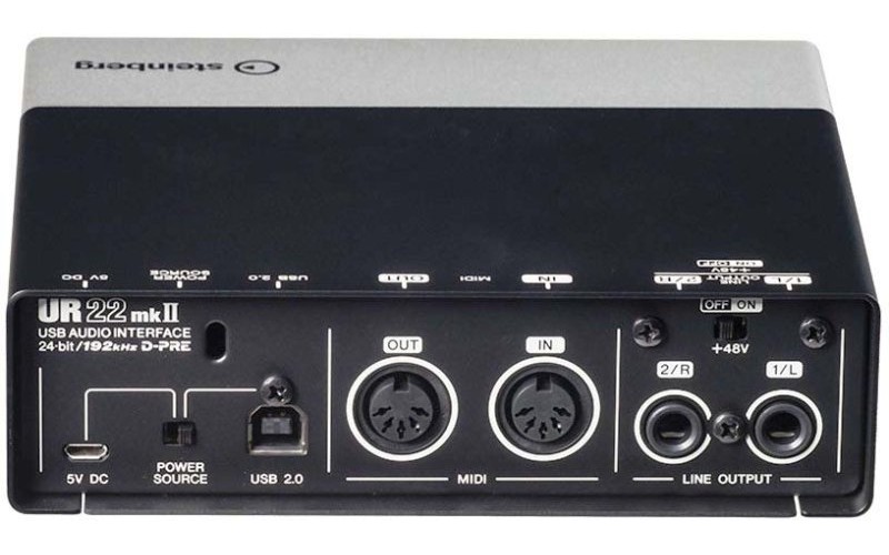 STEINBERG Recording Pack (UR22MKII R Pack ) - Комплект: аудиоинтерфейс, ПО, микрофон, наушники