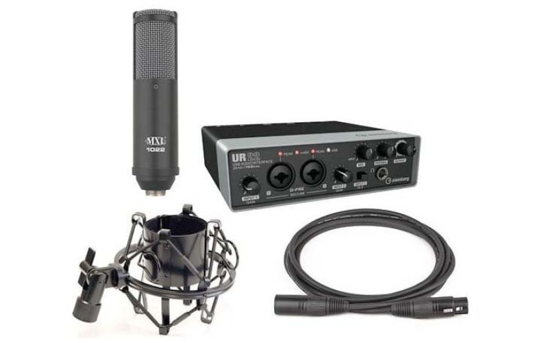 STEINBERG Recording Pack (UR22MKII R Pack ) - Комплект: аудиоинтерфейс, ПО, микрофон, наушники