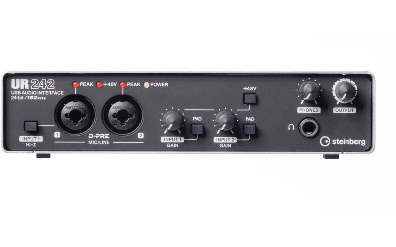 STEINBERG UR242 - Аудиоинтерфейс USB, звуковая карта