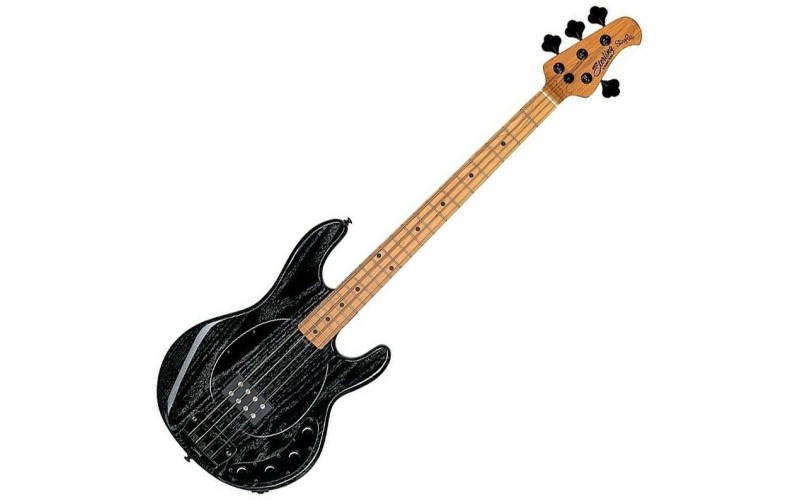 STERLING StingRay Black with White Stain - Бас-гитара 4 струны