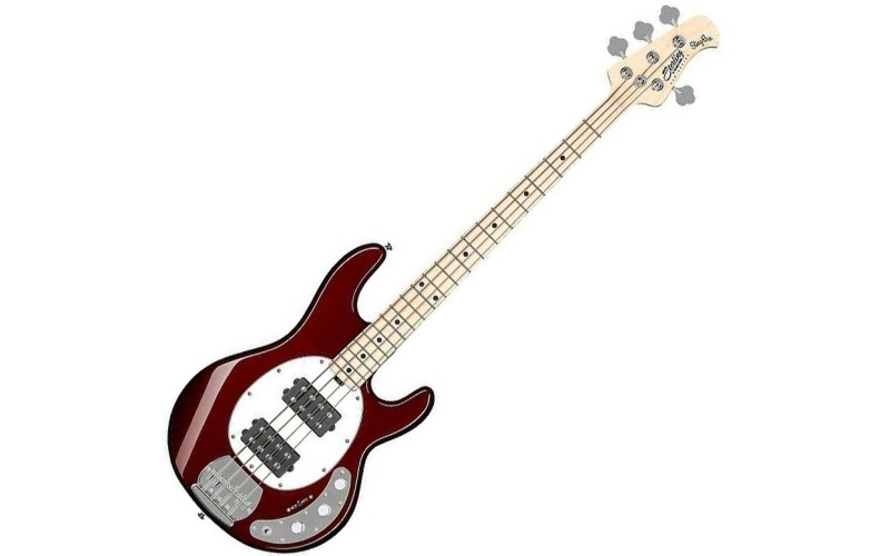 STERLING StingRay HH Candy Apple Red - Бас-гитара 4 струны