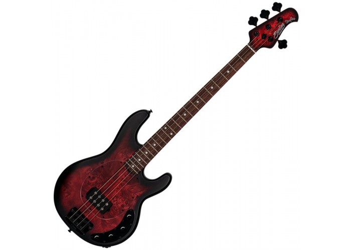 STERLING StingRay HH Dark Scarlet Burst - Бас-гитара 4 струны