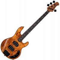 STERLING StingRay HH Poplar Burl Top Amber - Бас-гитара 4 струны