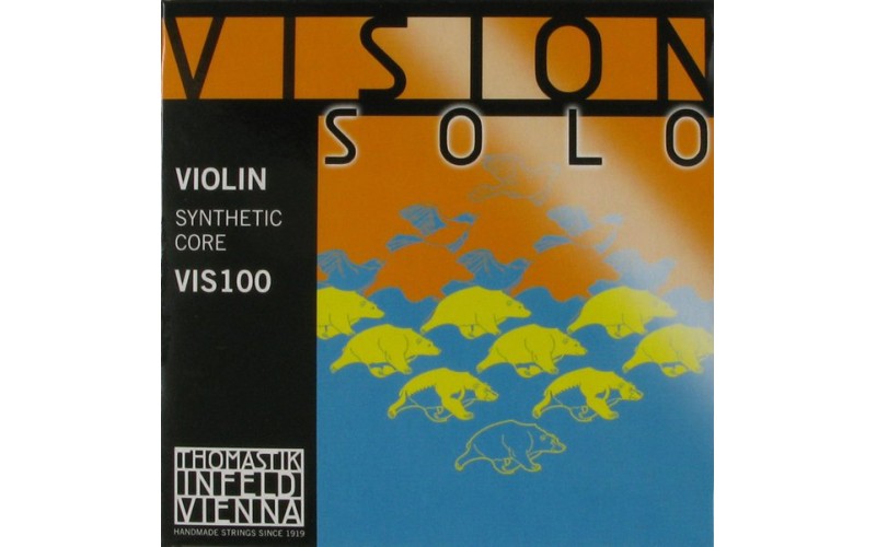 THOMASTIK VIS100 Vision Solo Комплект струн для скрипки размером 4/4, среднее натяжение