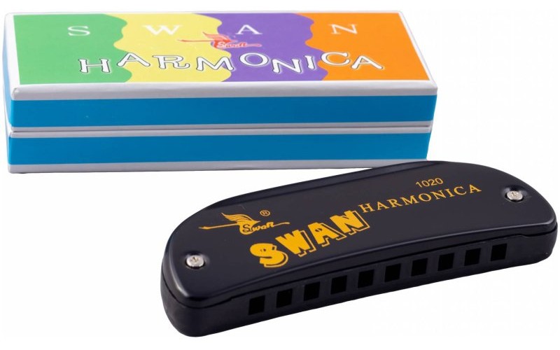 SWAN SW1020-14 BK Губная гармоника диатоническая