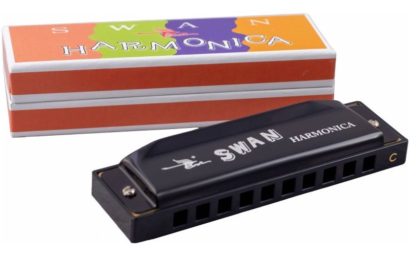 SWAN SW1020-3-BK Губная гармоника диатоническая