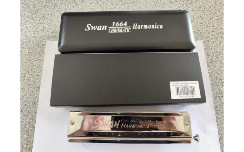 SWAN SW1664 C-major Губная гармошка хроматическая