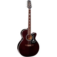 TAKAMINE GN75CE TBK Электроакустическая гитара типа NEX CUTAWAY, цвет - полупрозрачный чёрный, верхн
