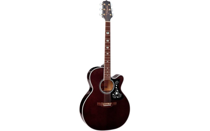 TAKAMINE GN75CE TBK Электроакустическая гитара типа NEX CUTAWAY, цвет - полупрозрачный чёрный, верхн