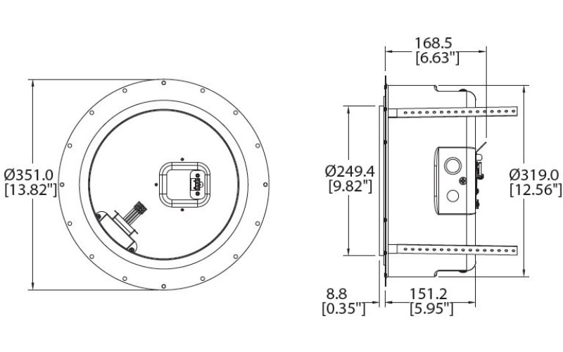 Tannoy CMS 603 PI 16 OHM BACKCAN Тыловой колпак для CMS 603 PI