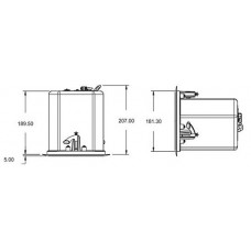 Tannoy CMS501PI BackCan стальная банка