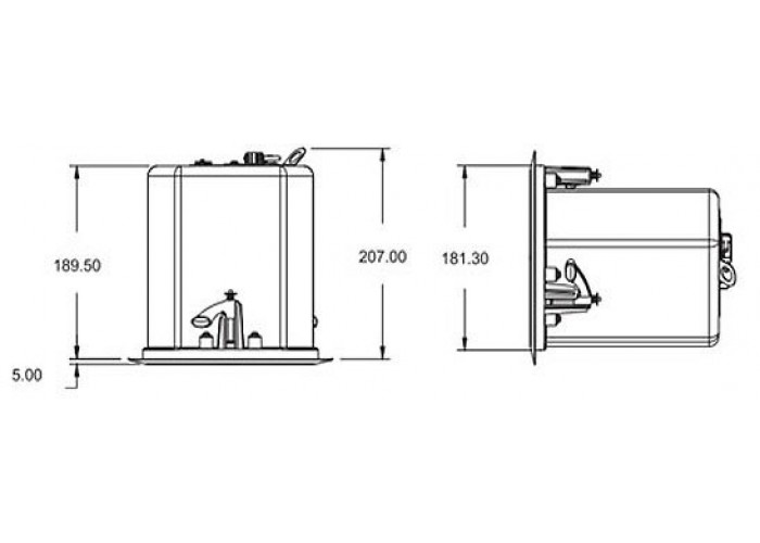 Tannoy CMS501PI BackCan стальная банка