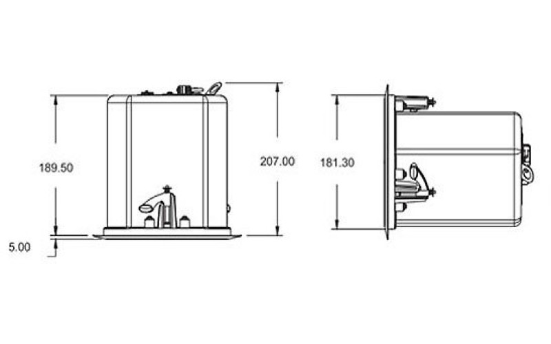 Tannoy CMS501PI BackCan стальная банка