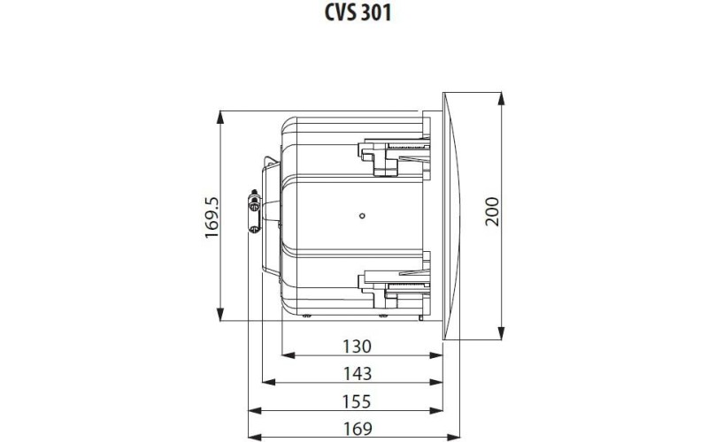 TANNOY CVS 301 - потолочный громкоговоритель, НЧ 3
