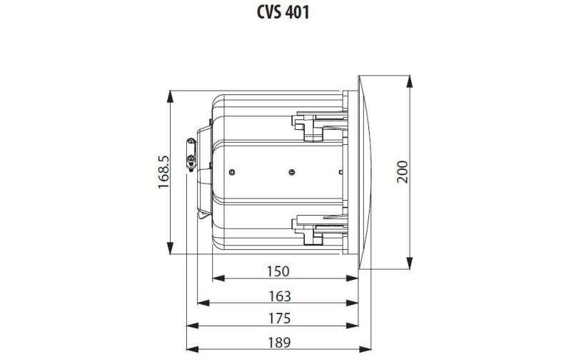 Tannoy CVS 401-BK потолочный громкоговоритель с колпаком