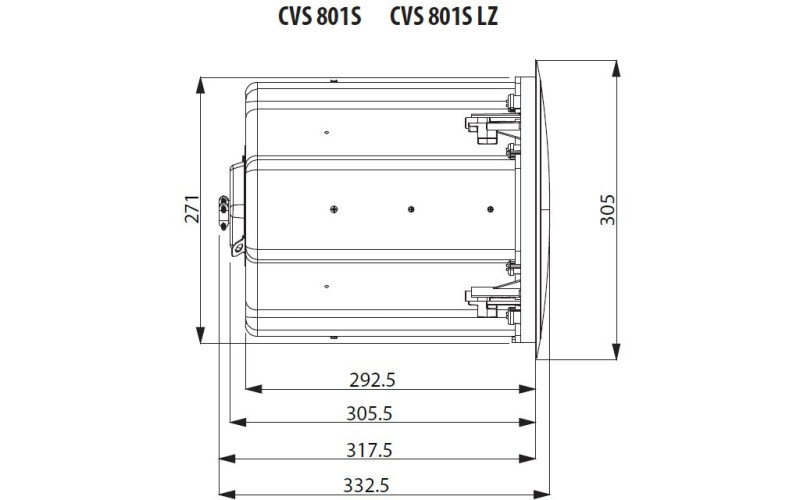 Tannoy CVS 801S потолочный сабвуфер с колпаком, 200Вт