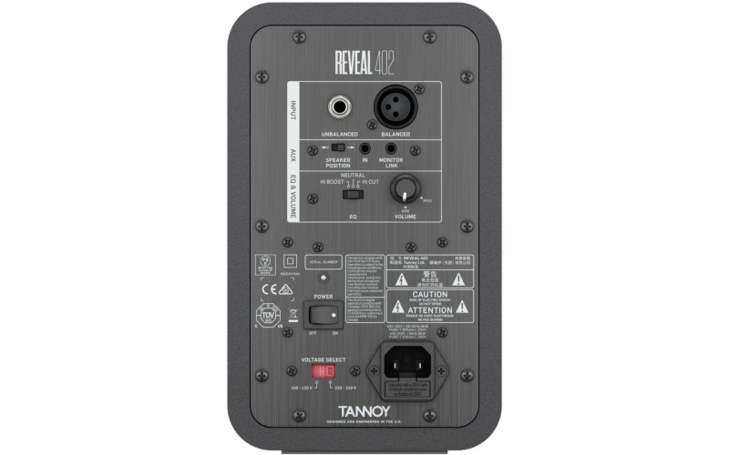 TANNOY REVEAL 402 - активный студийный монитор, 50 Вт