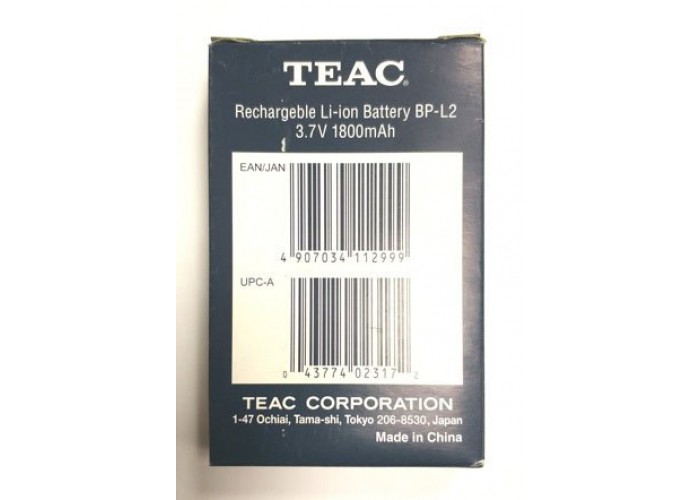 Tascam BP-L2 аккумуляторная батарея LITHIUM ION