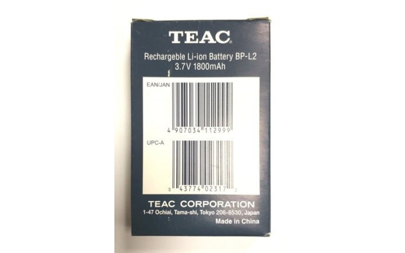 Tascam BP-L2 аккумуляторная батарея LITHIUM ION