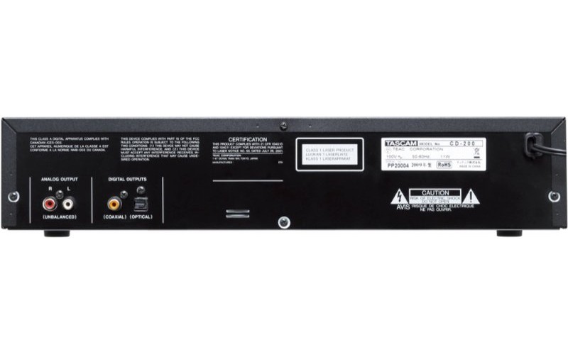 TASCAM CD-200 CD-плеер, MP3, WAV, CD, CD-R и CD-RW
