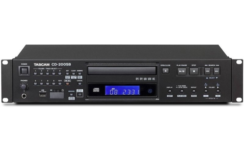 TASCAM CD-200SB CD-плеер 2U, SD, USB