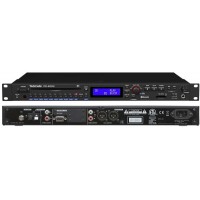 Tascam CD-400U медиаплеер CD/SD/USB устройств c FM/AM тюнером и поддержкой Bluetooth. Высота 1U