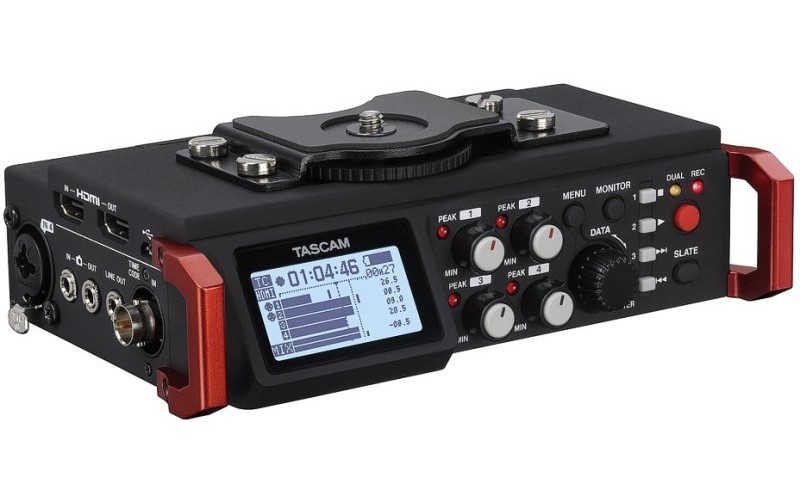 Tascam DR-701D портативный аудиорекордер для DSLR камер