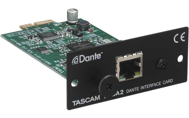 Tascam IF-DA2  опциональная карта DANTE I/O 2 канала для SS-R250N/SS-CDR250N