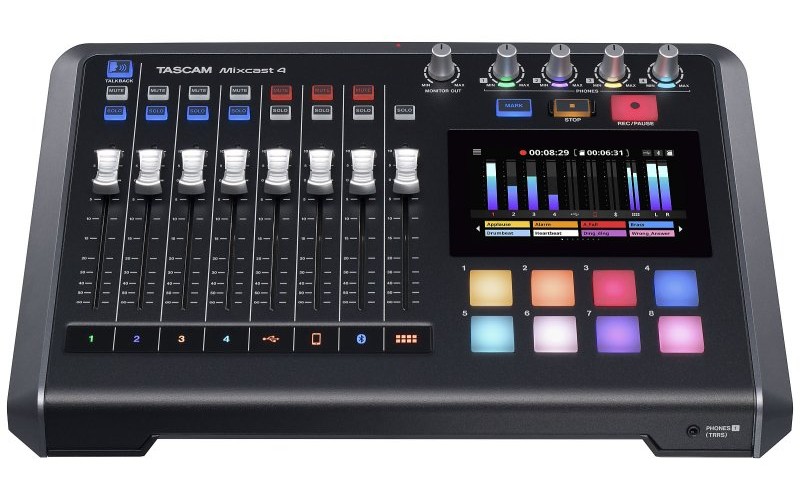Tascam Mixcast 4 аудиоинтерфейсное устройство