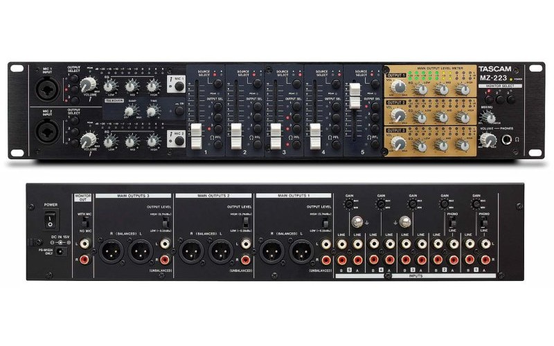 Tascam MZ-223 рэковый микшер