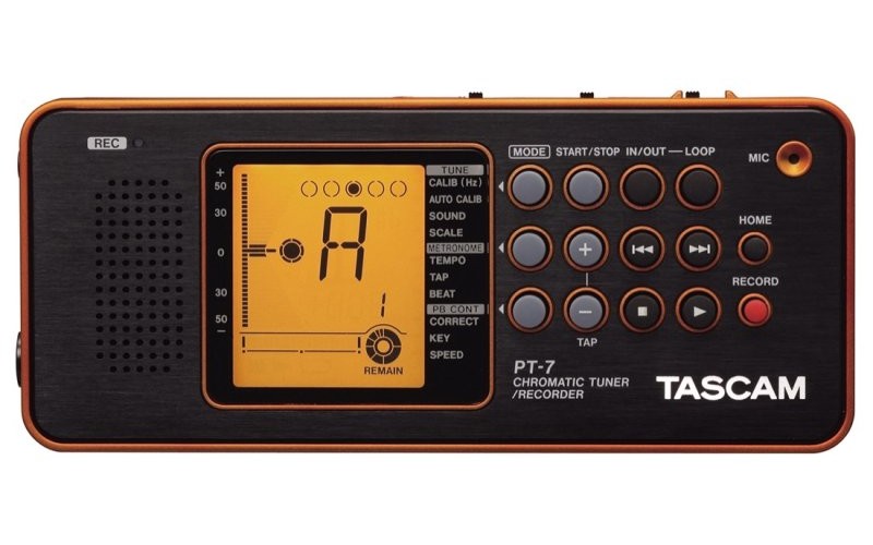 TASCAM PT-7 - электронный репетитор/тюнер для вокалистов и акустических инструментов