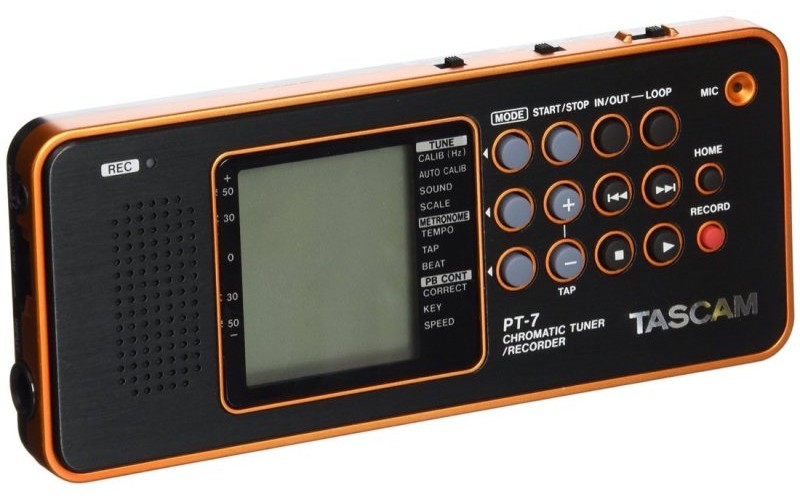 TASCAM PT-7 - электронный репетитор/тюнер для вокалистов и акустических инструментов