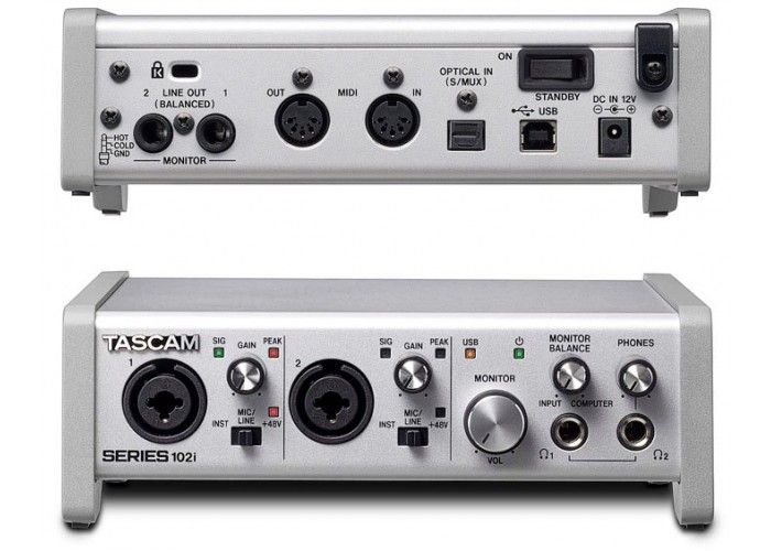 Tascam SERIES 102i USB аудио и MIDI интерфейс