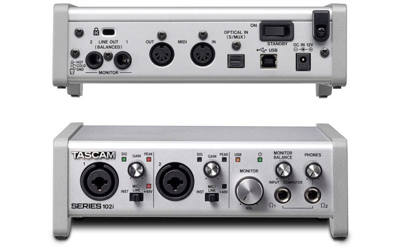 Tascam SERIES 102i USB аудио и MIDI интерфейс