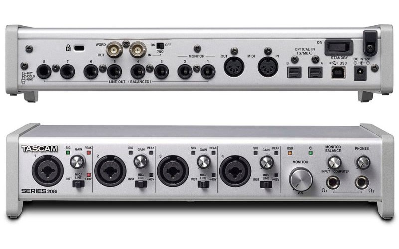 Tascam SERIES 208i USB аудио и MIDI интерфейс