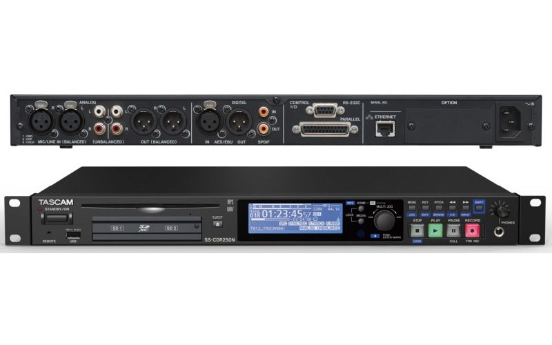 Tascam SS-CDR250N рекордер Wav и MP3 плеер