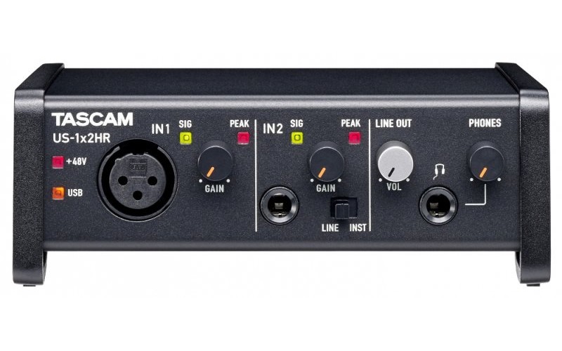 Tascam US-1x2HR USB аудио интерфейс