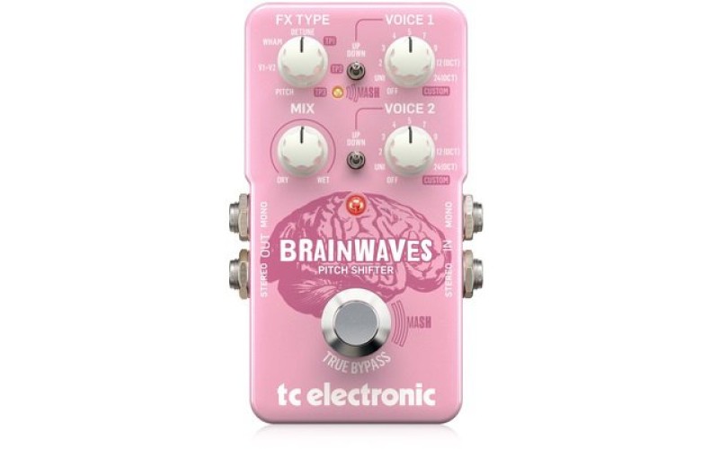 TC ELECTRONIC BRAINWAVES PITCH SHIFTER - гитарный педальный полифонический питч-шифтер