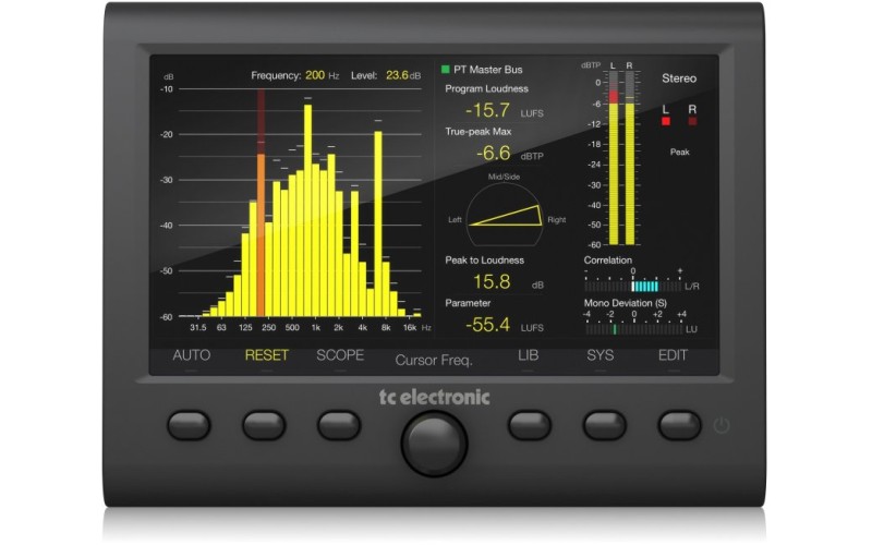 TC ELECTRONIC CLARITY M STEREO - стерео измеритель громкости и пиков c  7