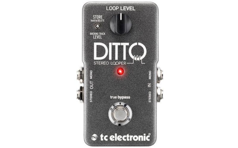 TC ELECTRONIC DITTO STEREO LOOPER педаль стерео лупер для гитары, запись до 5 минут