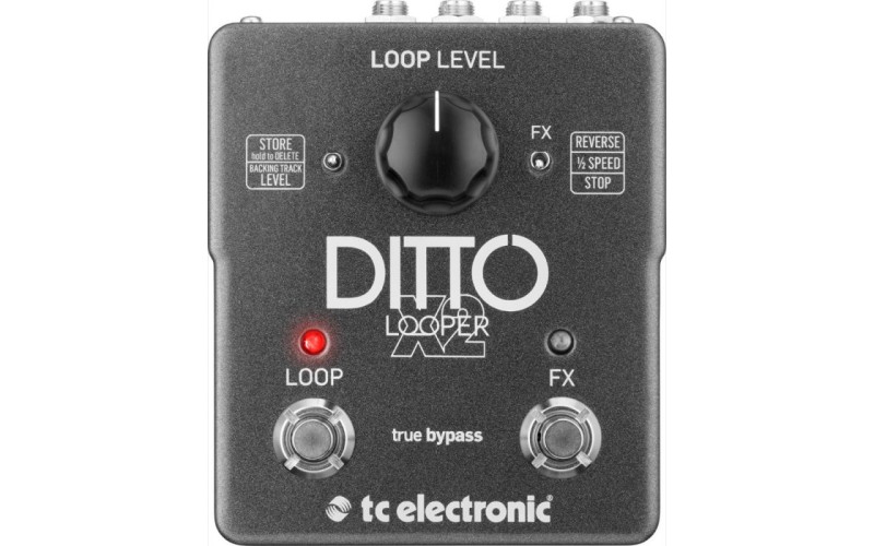 TC ELECTRONIC DITTO X2 LOOPER педаль эффектов стерео лупер
